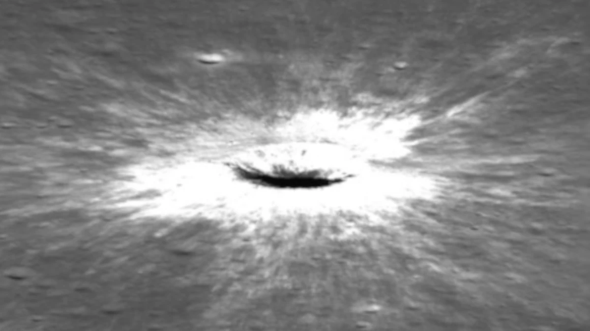 The Moon Has a New Crater 222 Metres Across
