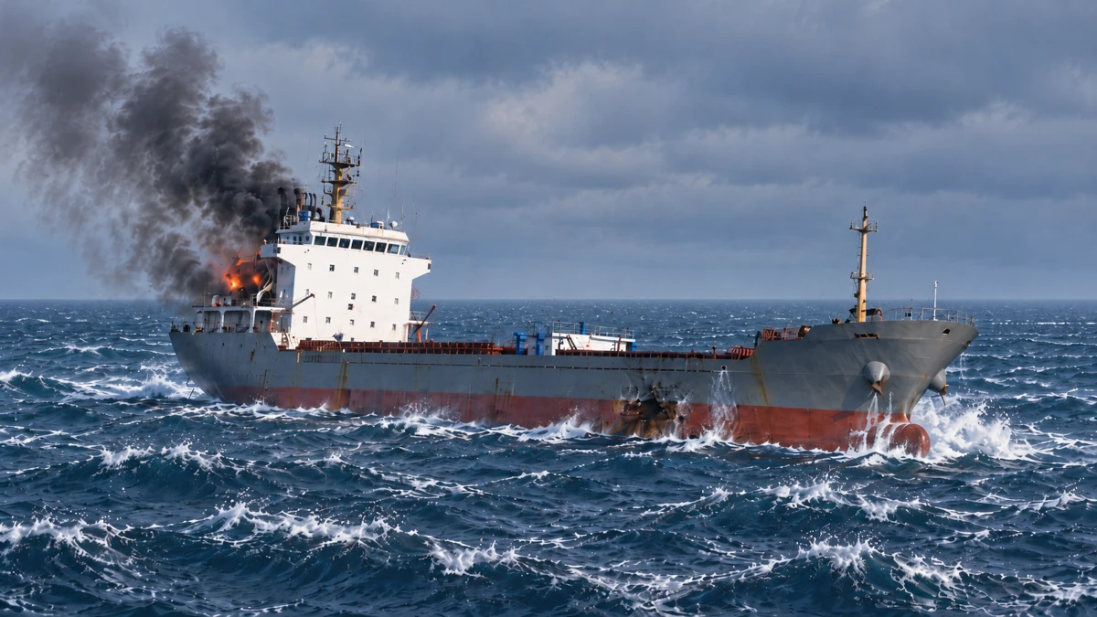 Drone Attacks Sink Cargo Ship Off Bulgaria